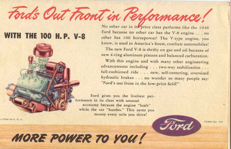 1946 Ford Sportsman Brochure Page 3